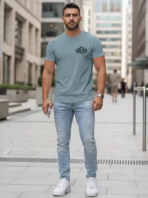 Herren-T-Shirt DSTREET NX5084R BLAU