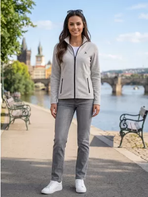 Fleece-Sweatshirt für Damen ALTISPORT ALW002852 SILBERNE AKZENTE