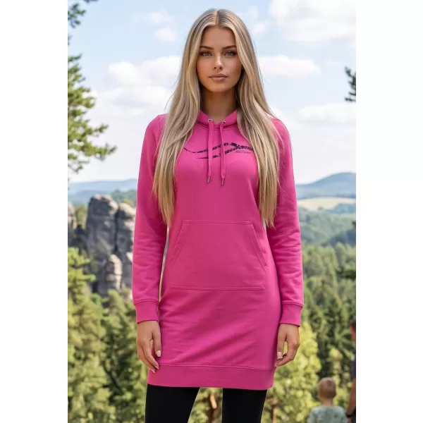  Erweitertes Damen-Sweatshirt ALTISPORT ALW001419 MAGENTA 