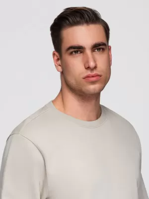 Herren-Sweatshirt OMBRE OM-SSBN-0271 HELLBEIGE
