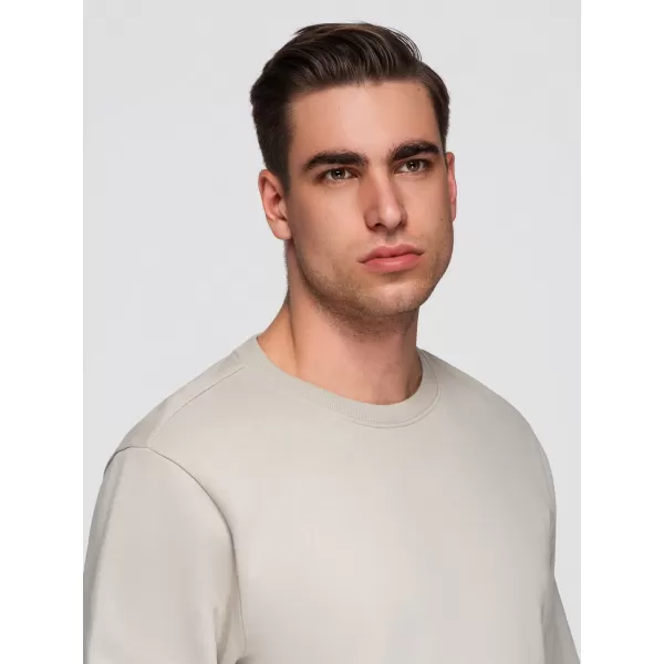  Herren-Sweatshirt OMBRE OM-SSBN-0271 HELLBEIGE 