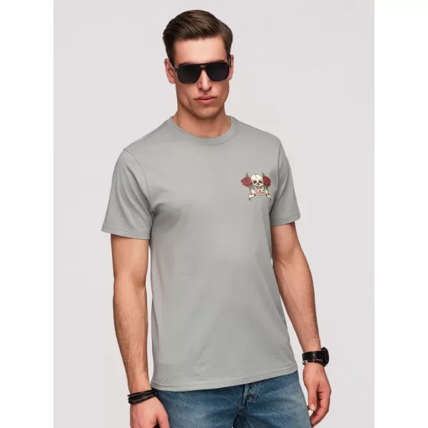  Herren-T-Shirt OMBRE OM-TSPT-0257 GRAU 