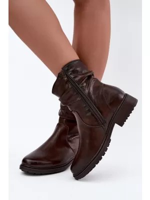 Damen-Stiefeletten BOTO ASA295-1 BRAUN