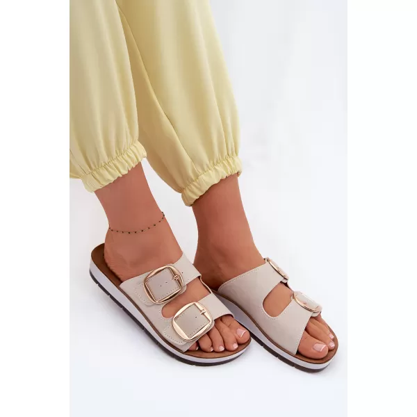  Damenhausschuhe INBLU CP000061 BEIGE 