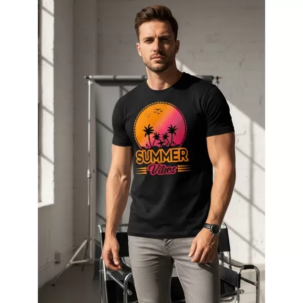  Herren-T-Shirt DSTREET NX047R SCHWARZ 