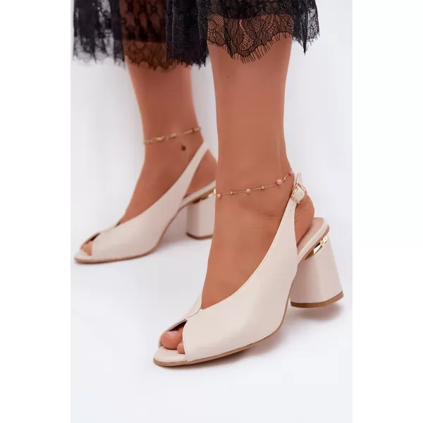  Damensandalen ZAZOO 1085 HELLBEIGE 