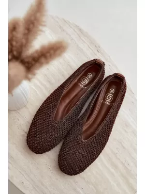 Ballerinas für Damen BOTO CH956 BRAUN