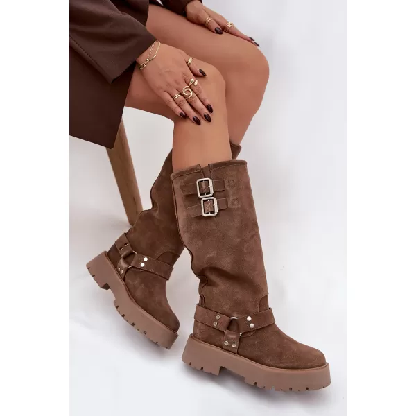  Damenstiefel BIG STAR SHOES OO274A182 BEIGE 