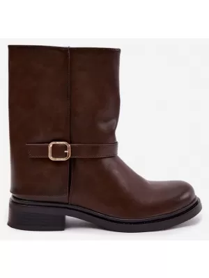 Damen-Stiefeletten BOTO 5859 BRAUN