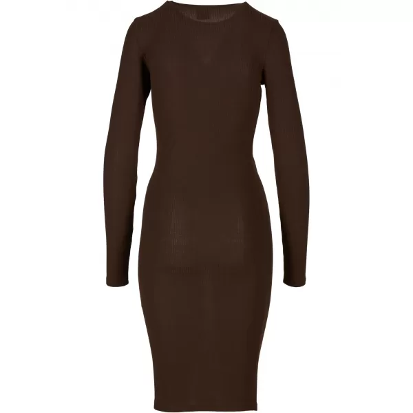  Kleid URBAN CLASSICS TB1340 BRAUN 