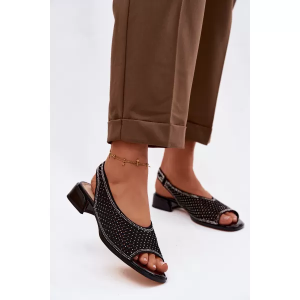  Damensandalen D&A CR61-3131 SCHWARZ 