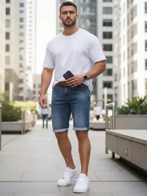 Herrenshorts DSTREET SX2572 BLAU
