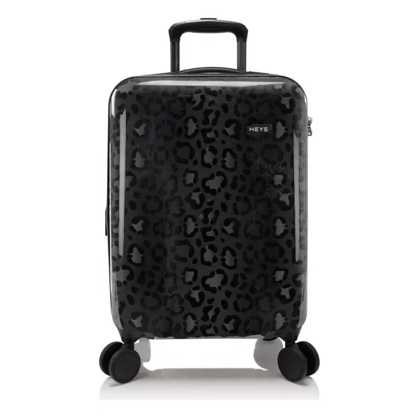  Ein Satz Koffer HEYS Elite S, M, L SCHWARZER LEOPARD 