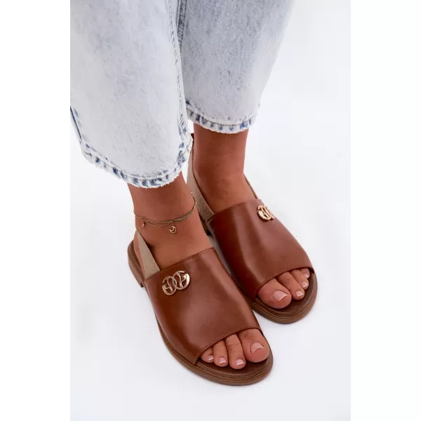  Damensandalen ZAZOO 40473 BRAUN 