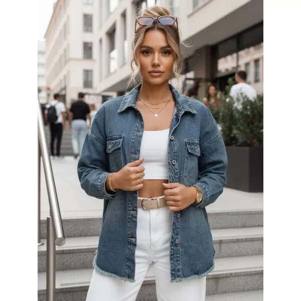  Damenjacke DSTREET TY5683 BLAU 