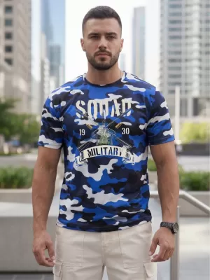 Herren-T-Shirt DSTREET NX2005R-BL-M BLAU