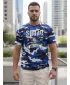 Herren-T-Shirt DSTREET NX2005R-BL-M BLAU