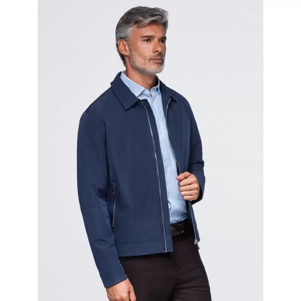  Übergangsjacke für Herren OMBRE OM-JANP-0224 MARINEBLAU 