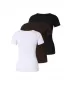 Damen-T-Shirt URBAN CLASSICS TB8567B-23655 WEIß/SCHWARZ/WARMBRAUN