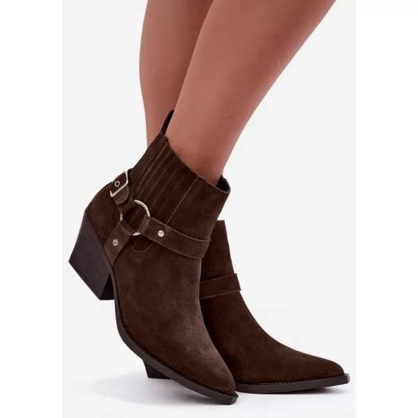  Damen-Stiefeletten BOTO NC1360K BRAUN 