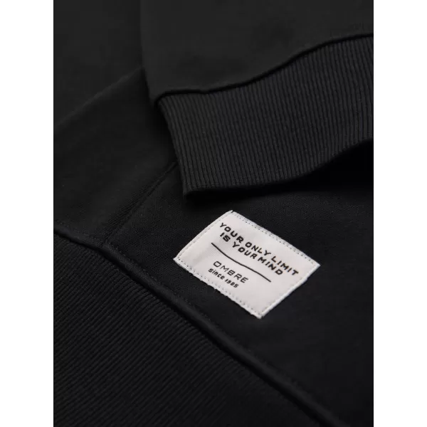  Herren-Sweatshirt OMBRE OM-SSBN-0270 SCHWARZ 