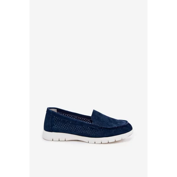  Damenmokassins VINCEZA 95360 BLAU 