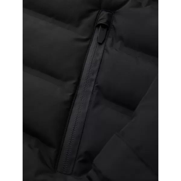  Winter-Steppjacke für Herren OMBRE OM-JAHP-0305 SCHWARZ 