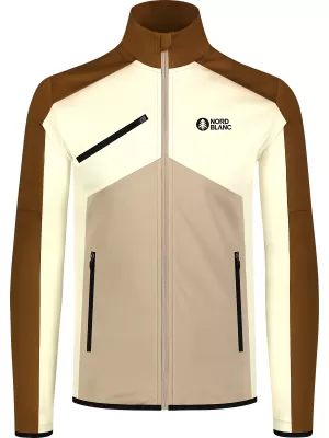 Powerfleece-Sweatshirt für Herren NORDBLANC CUSP NBSFM8334 BRAUN