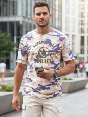 Herren-T-Shirt DSTREET NX2002R-BT-M BEIGE