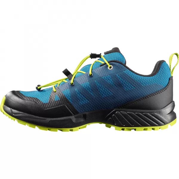  Kinderschuhe SALOMON OUTSCAPE WATERPROOF L49212500 MYKONOSBLAU/SCHWARZ/ACID LIME 