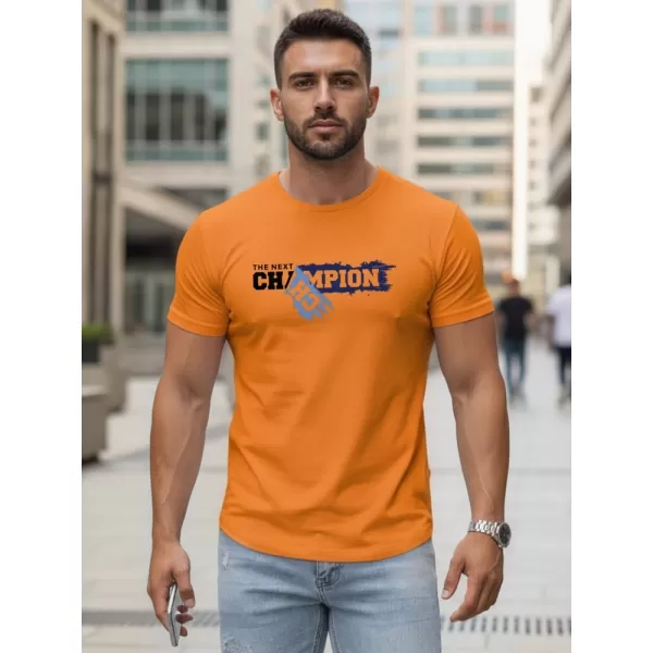  Herren-T-Shirt DSTREET NX5017R-OR ORANGE 