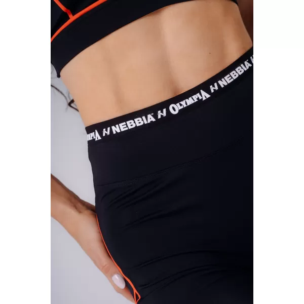  Damen-Shorts NEBBIA OLYMPIA HIGH-WAIST 937 SCHWARZ 