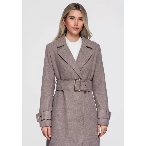  Damenmantel OMBRE OW-CT-E0006 KAFFEEFARBEN 