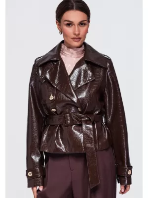 Damenjacke OMBRE OW-JAFL-0144 BRAUN