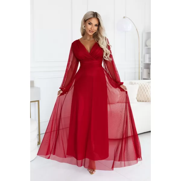  Kleid NUMOCO 684-1 HELLES BURGUNDERROT 