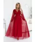 Kleid NUMOCO 684-1 HELLES BURGUNDERROT