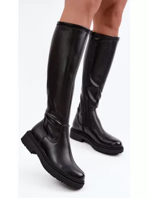 Damenstiefel SERGIO LEONE KZ-02 SHCWARZ