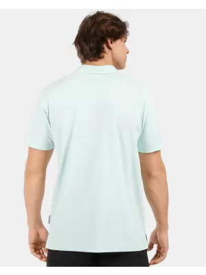 Herren-T-Shirt mit Kragen KILPI OLIVA-M 1M0311KI MINZE
