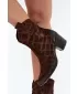 Cowboystiefel für Damen ZAZOO 1998 SCHOKOLADE