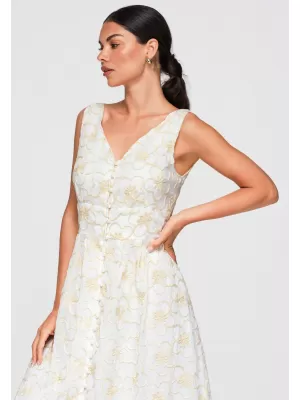 Kleid OMBRE OW-DLR-E0015 WEIß
