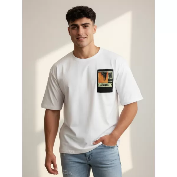  Herren-T-Shirt DSTREET RX5301 WEIß 