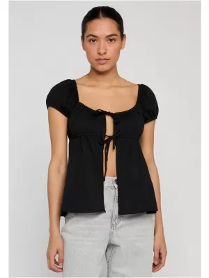 Damen-T-Shirt URBAN CLASSICS TB8177-00007 SCHWARZ
