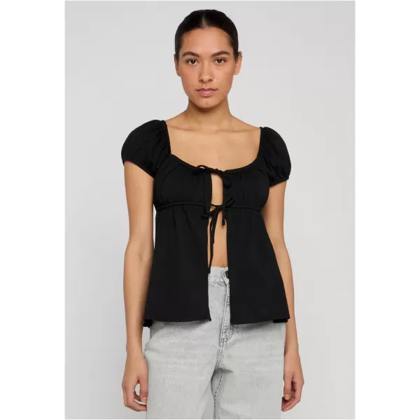  Damen-T-Shirt URBAN CLASSICS TB8177-00007 SCHWARZ 