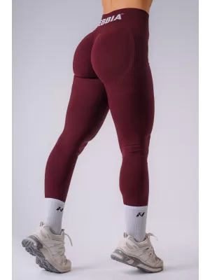 Leggings für Damen NEBBIA FLOW SEAMLESS 496 ROTWEIN