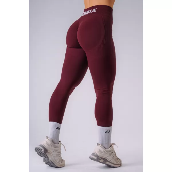  Leggings für Damen NEBBIA FLOW SEAMLESS 496 ROTWEIN 
