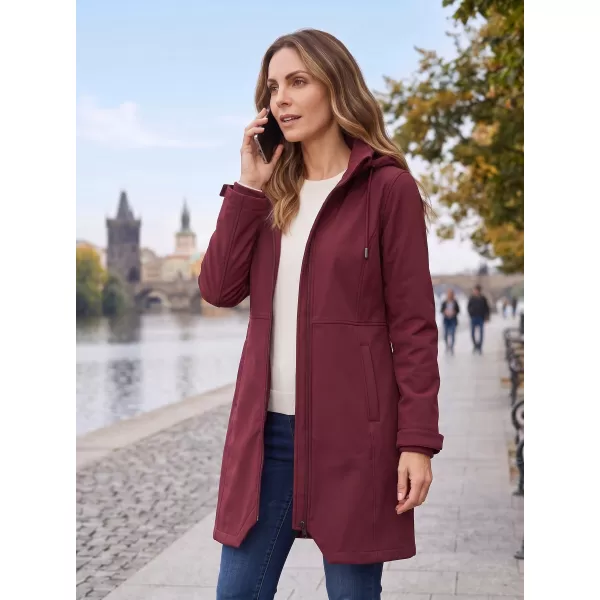  Warmer Softshellmantel für Damen ALPINE PRO IBORA 2 RHODODENDRON 