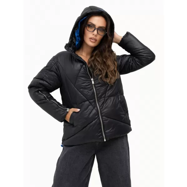  Damenjacke SUBLEVEL D50048X44517A2 SCHWARZ 