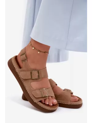 Damensandalen VINCEZA 79620 BRAUN