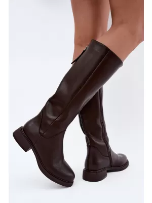 Damenstiefel S.BARSKI JC62-1036 BRAUN