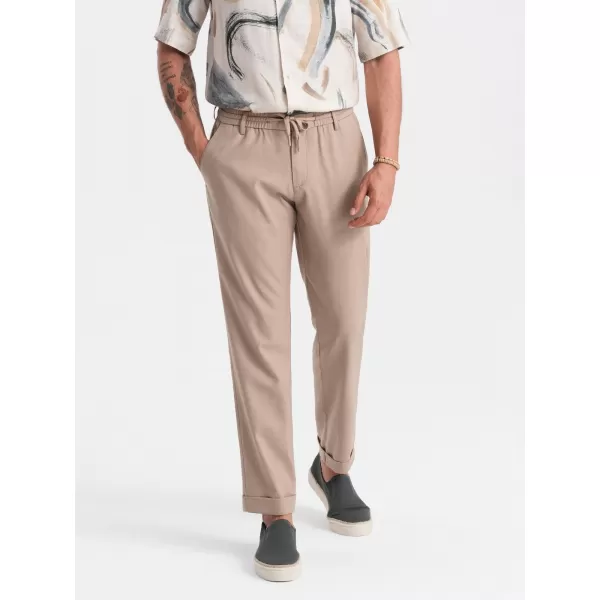  Chino-Hose für Herren OMBRE P1522 BEIGE 